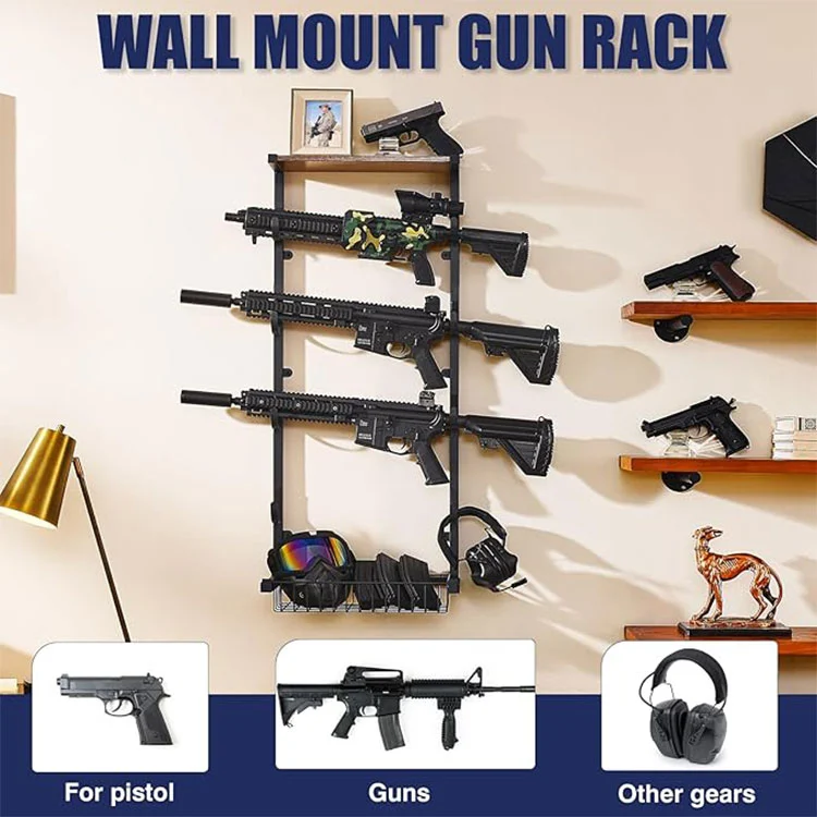 Wie kann ein an der Wand montierter Waffenständer die Aufbewahrung und Sicherheit Ihrer Schusswaffen verbessern?