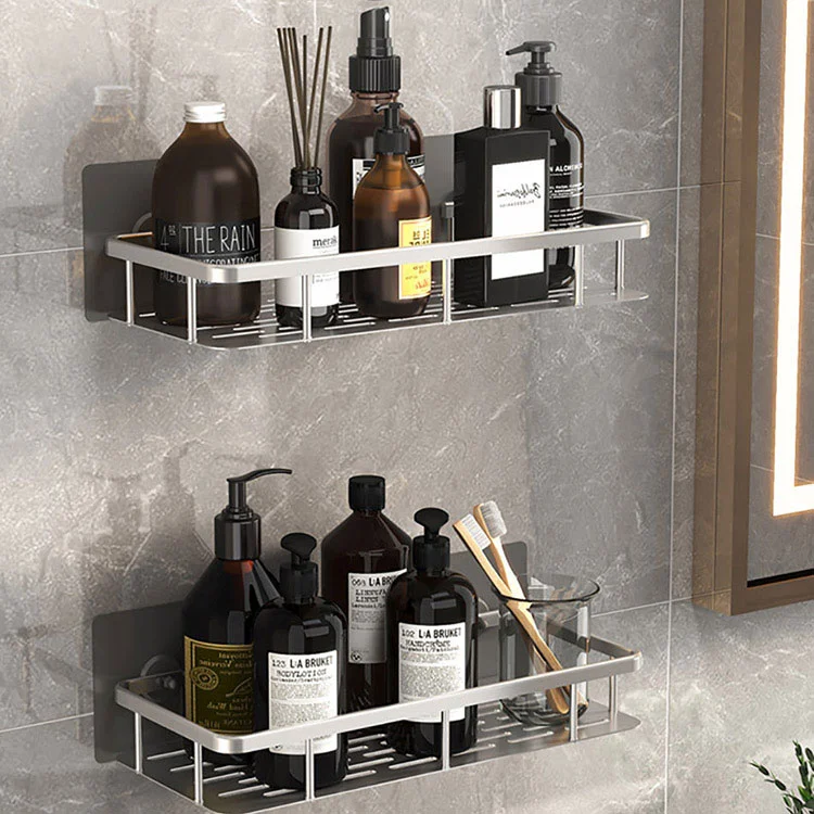 Badezimmerregal ohne Bohren mit Saugnapf