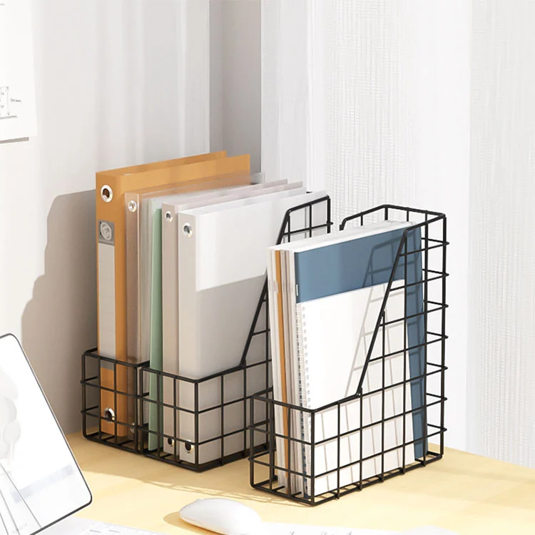 Büro-Desktop-Zeitungsständer aus Metall